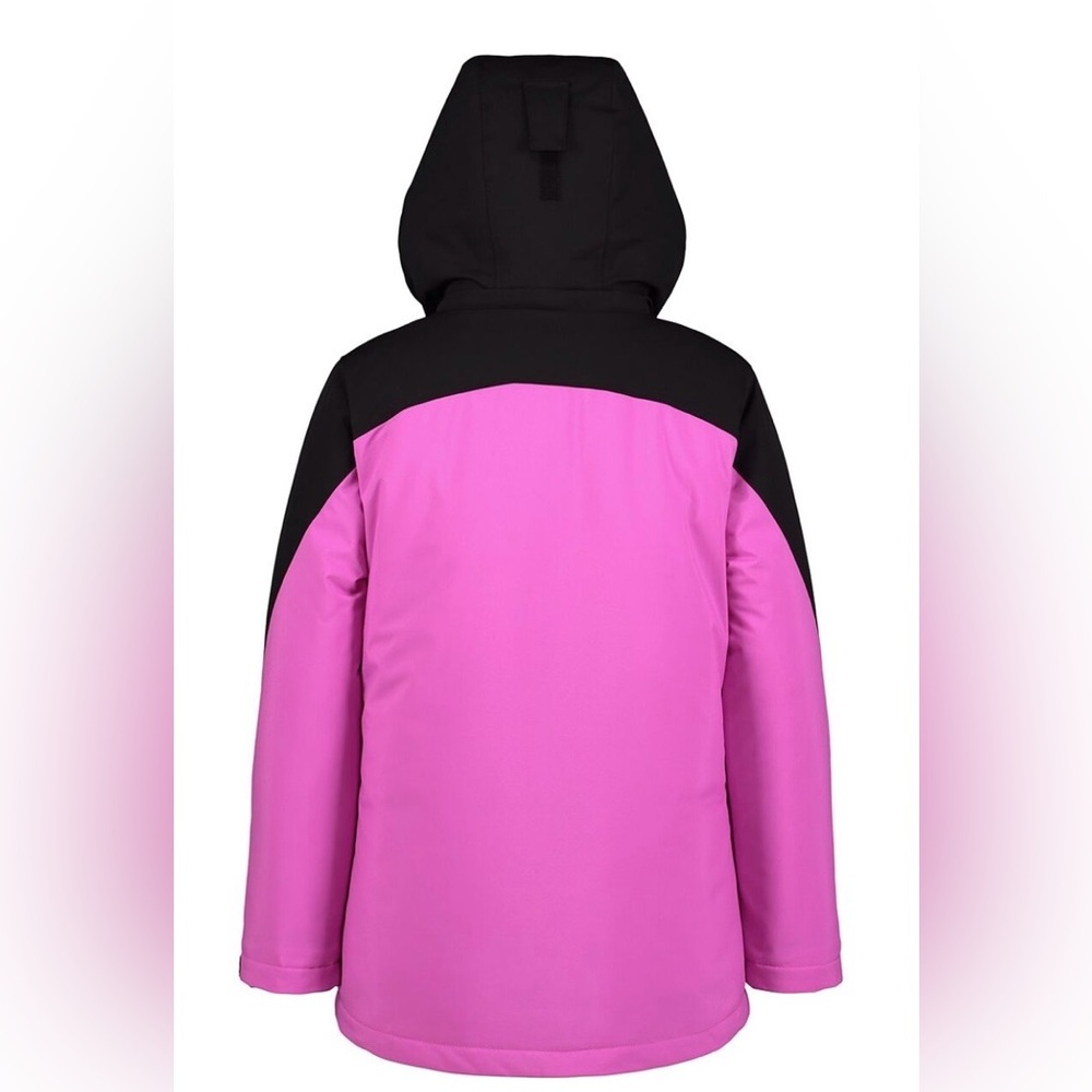 Under Armour Kids Puffer Jacket in Vibrant Pink and Black - Picture 2 of 10